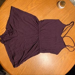 Dark Purple American Eagle Romper